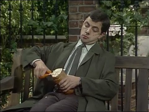 Mr. Bean - Sandwich in the Park - Regular and Irregular Verbs