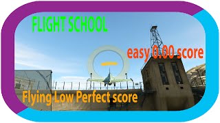 GTA V Flying low Flight school EASY perfect score! 0.00 (GOLD)