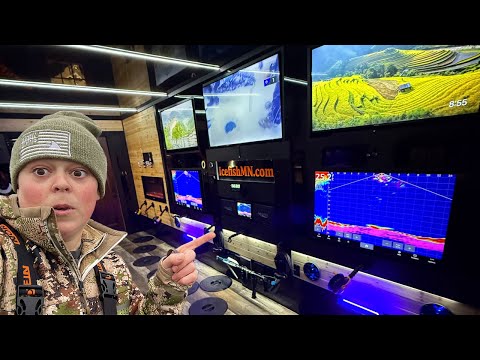 Eisspeerfischen & Camping in einer Hightech-Angelhütte (Selbsthaken)