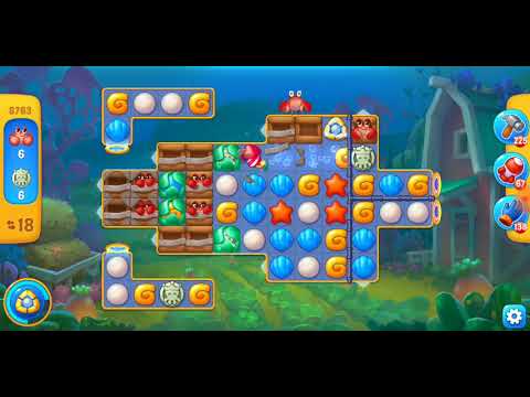 Fishdom. 8763 level no boosters and diamonds. 25 moves