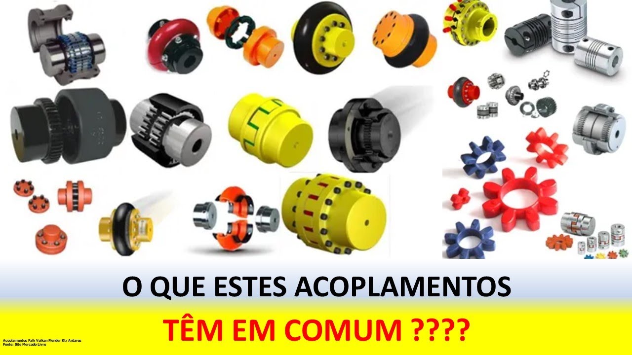 O QUE ESTES ACOPLAMENTOS TÊM EM COMUM??? aprenda a diferença entre acoplamentos, elastômero e lâmina