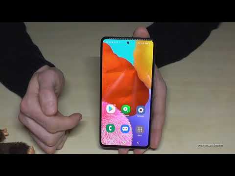 Samsung Galaxy A51: How to enable and disable the Simple Mode? | Elderly Mode | also for A31/A41/A71