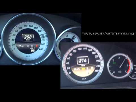 Mercedes E220 CDI vs E250 CDI BlueTec W212 0-200