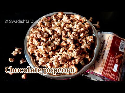 Homemade Chocolate Popcorn Recipe | chocolate popcorn recipe | easy homemade flavored popcorn