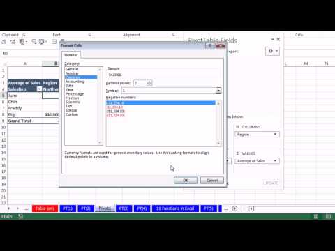 Office 2013 Class #42: Excel Basics 24: Pivot Tables for Data Analysis (21 Examples)