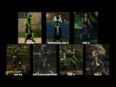 Mortal Kombat REPTILE Graphic Evolution 1992-2015 | ARCADE PSX PS2 XBOX PC | PC ULTRA