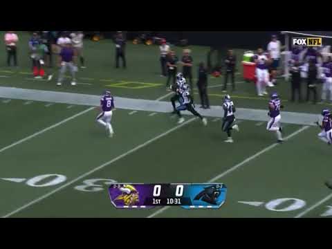 Sam Franklin 99 Yard Pick Six Touchdown | Vikings vs Panthers