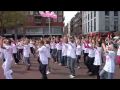 Flashmob dance op het Rijnplein