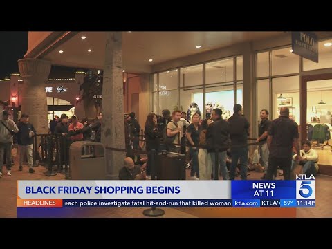 Black Friday shopping begins at the Citadel Outlets