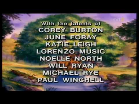 SVT2 Sweden - DISNEY'S ADVENTURES OF THE GUMMI BEARS - End Credits