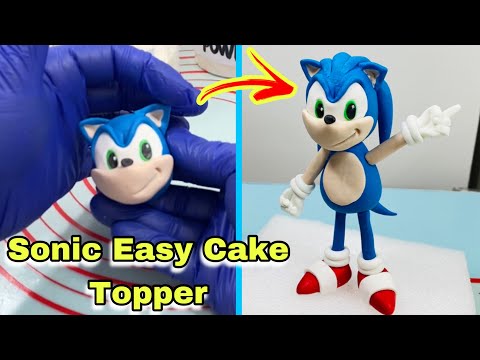 Easy Sonic The Hedgehog Cake Topper for Everyone at Home
