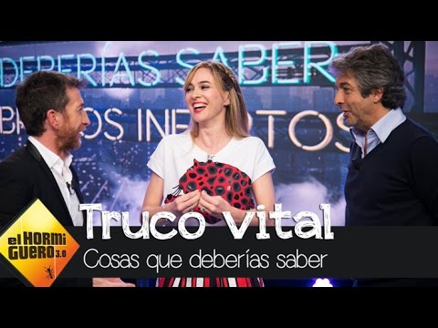 El infalible truco de Marta Hazas que podría salvarte la vida  - El Hormiguero 3.0