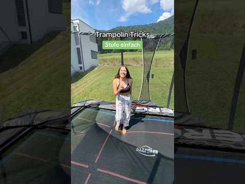 Easy trick on the trampoline!!😍 #gymnastics #trampoline #trampoline #salto #flip #challenge