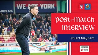 💬 Post-Match Interview | Stuart Maynard | Wealdstone (H)