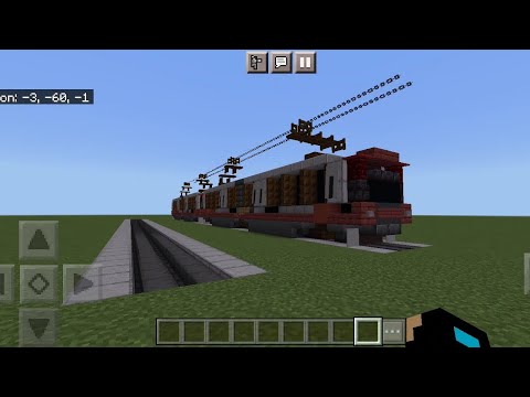 how to make a San Francisco muni train in minecraft