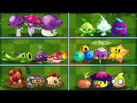 Random 6 Team Plants Battlez - Which Team Will Win? - PvZ 2 Challenge