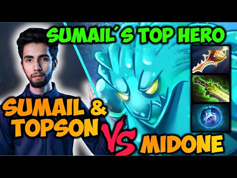 SUMAIL'S Best Carry Hero 7.24 (Topson and Sumail vs Midone) | Sumail Morphling Dota 2 Gameplay