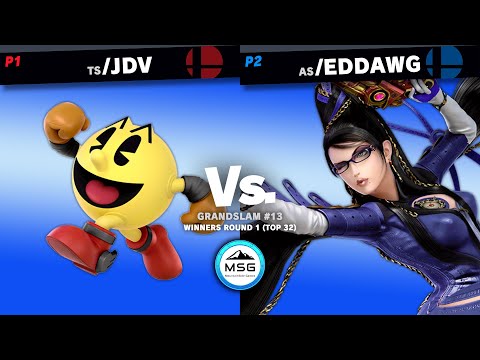 GrandSlam #13 / TS | JDV (Pac-Man) Vs. AS | | Eddawg (Bayonetta) (Winners R1 [Top 32])