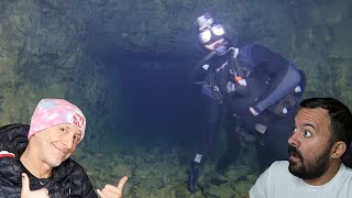 Divers React to "Oldest Flooded Mine Exploration Dive" by brand new diver