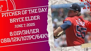 Bryce Elder Pitcher of The Day Highlights on June 7th, 2025