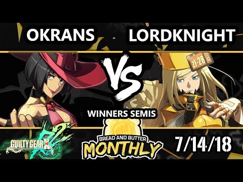 BnB 4 GGXRD - okrans (I-No) Vs. bc | LordKnight (Millia) - Guilty Gear XRD Rev 2 Winners Semis
