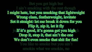 Smokin On - Snoop Dogg & Wiz Khalifa Feat. Jucy-J (Lyrics on Screen) (FULL 1080p HD)