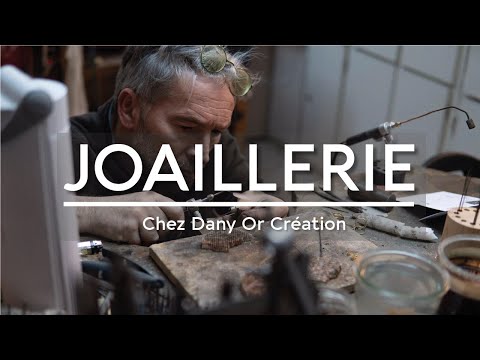LA JOAILLERIE. Dans la bijouterie "Dany or création". Daniel me fait découvrir sa passion !