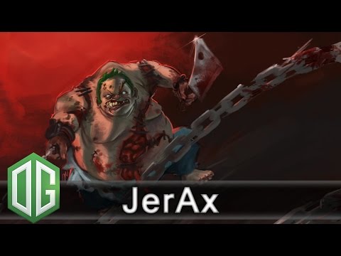 OG.JerAx Pudge Gameplay - Ranked Match - OG Dota 2