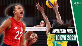 🇧🇷🆚🇺🇸 Women's Volleyball Final at Tokyo 2020 | Condensed Finals