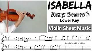 Download lagu Isabella - Amy Search || Violin Sheet Music mp3