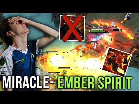 Miracle- Ember Spirit EPIC 1 HOUR Game with Insane Reflexes & Dodges - Dota 2