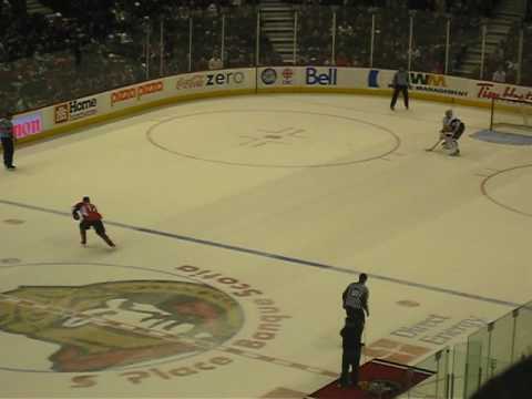 Mike Fisher Shootout Goal vs Buffalo's Ryan Miller