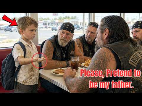 "Boy Pleaded with Bikers to Be His Dad—Hells Angels’ Response Stunned Everyone!"
