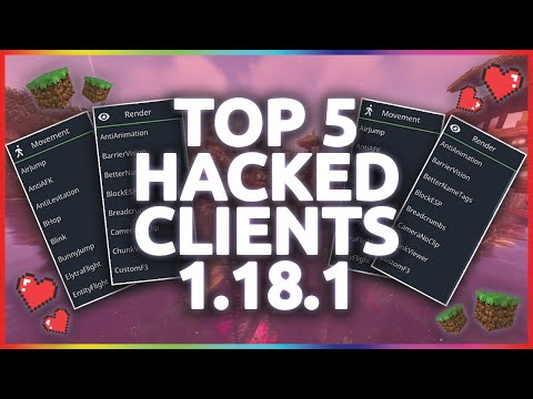Top 5 Hacked Clients For Minecraft 1.19.2 | The Best Hack / Hacked Client For Anarchy & Crystal PVP