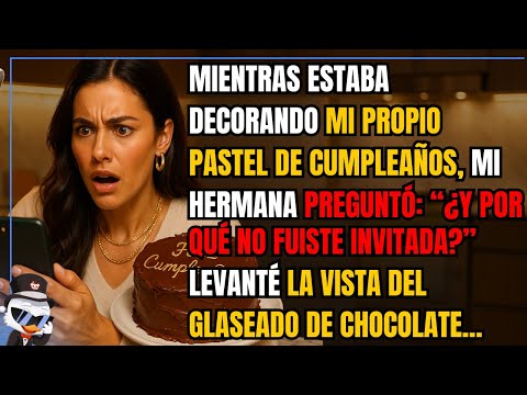 While I was decorating my own birthday cake, my sister asked, “Why don’t you…”