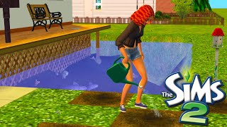 🌻 Cozy Roommates in Sunny Corner V2! | Fishing, Gardening & Daily Life | Sims 2 No Commentary ASMR