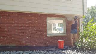 Staining Exterior Brick