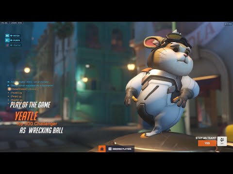 POTG! 1000 IQ Hammond Gameplay - YEATLE #1 Hammond  IN OVERWATCH 2
