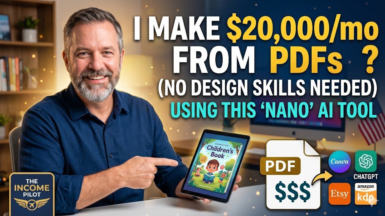 I Made $20,000/mo Selling PDFs (No Design Skills Needed)