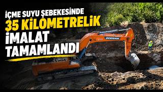  İçme Suyu Şebekesinde 35 Kilometrelik İmalat Tamamlandı