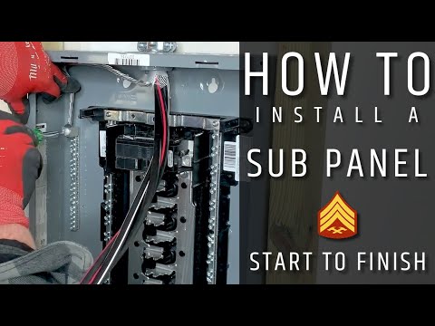 How to Install and Wire a Sub Panel