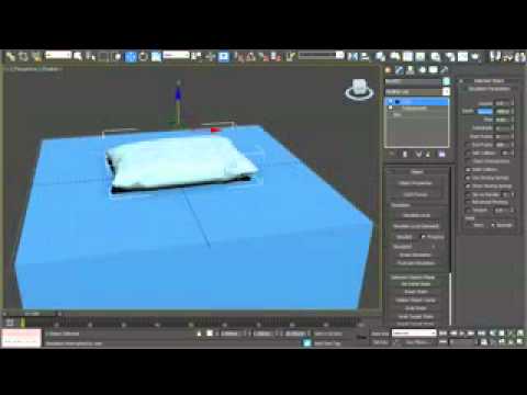 Tutorial 3ds max   Cuscino col modificatore cloth   metodo a pressione   YouTube