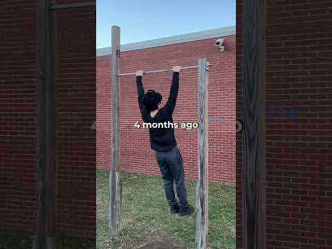1 year muscle up transformation #muscleup #calisthenics #transformation