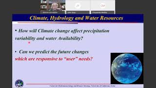 Dr. Soroosh Sorooshian | Hydroclimate Modeling Applications in Water Resources Planning