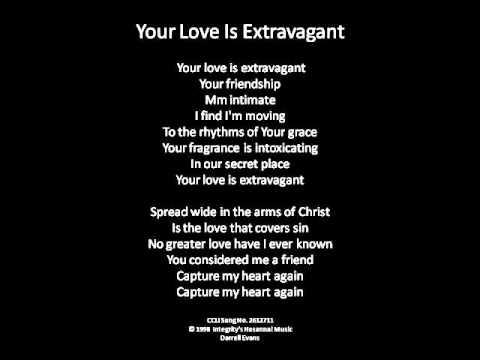 Your Love Is Extravagant by Darrell Evans