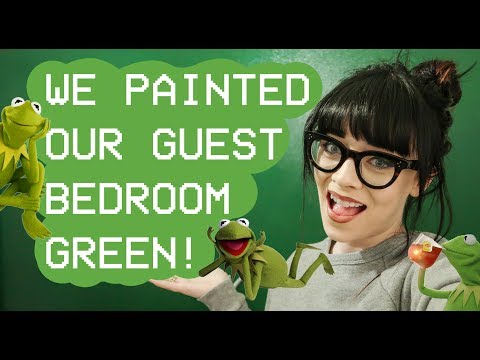 Home Decor Idea: Painting a room GREEN and how to decorate with a Rustic Nature Vibe | JAG LEVER