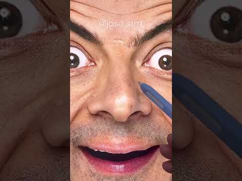 Mr Bean as a woman! 😮 #mrbean