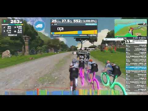2026 02 07Zwift JETT Hill Climb & Interval Ride (C) on Bigger Loop in Watopia