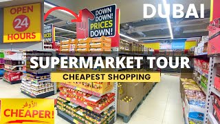 CHEAPEST Supermarket in Dubai!! FOOD PRICES 2023 - Grocery Shopping Tour 4K | Dubai - UAE!