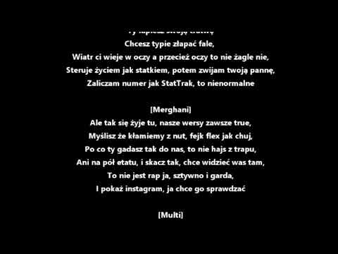 TEKST YOUNG MULTI ft. Merghani - Pytasz mnie [prod. August]